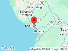 Map of Site Report: San Blas Ponds, Mexico